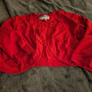 Red Women's shrug 18W